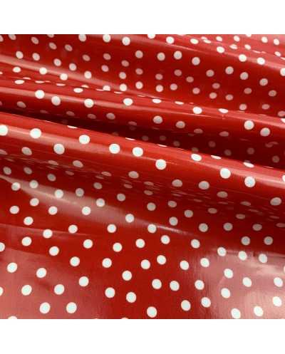 Tessuto Impermeabile Pois...
