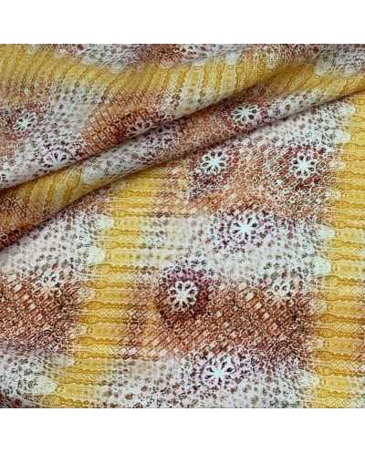 Tessuto Puro Lino Stampato...