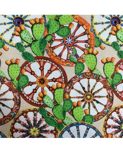 Tessuto Panama Fichi...