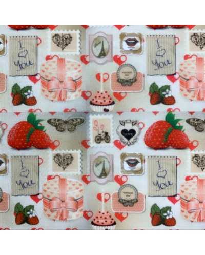 Tessuto Pannolenci Stampato...