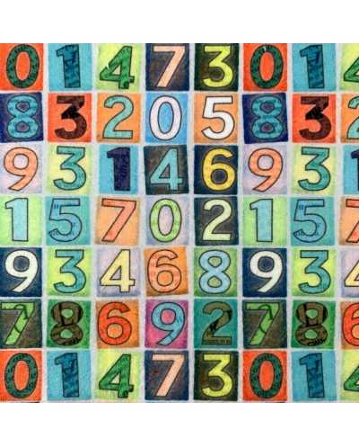 Tessuto Pannolenci Numeri...