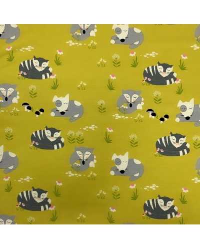 Tessuto Jersey Cotone...