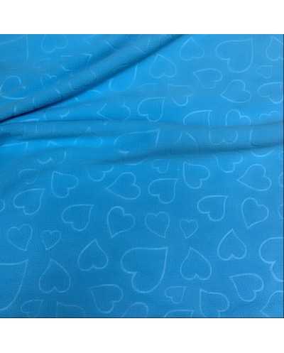 Tessuto Pile Laser Cuori 50...