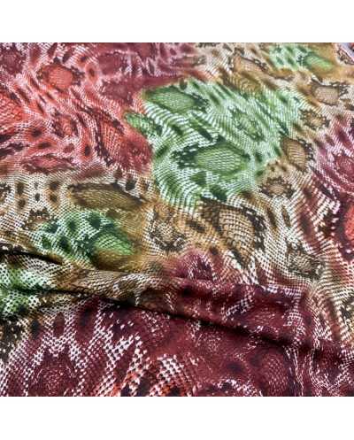 Tessuto Jersey Pitonato 50 Cm