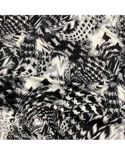 Tessuto Jersey Pied-De-Poul...