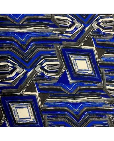 Tessuto Jersey Geometrico...