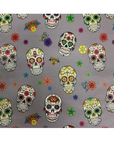 Tessuto Ecopelle Stampata...