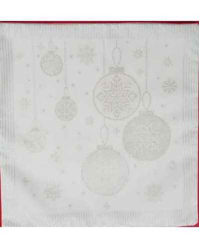 Cuscini Natale Bianco 45x45 Cm