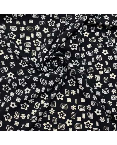 Tessuto Comfort Fiorato 50 Cm
