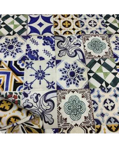 Tessuto Panama Sampato 50...