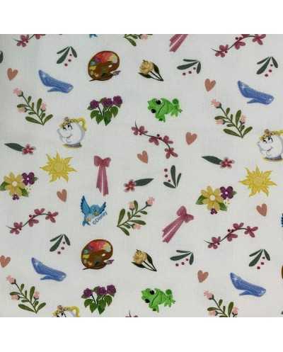 Tessuto Cotone Principesse...