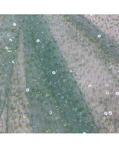 Tessuto Tulle Ricamato...