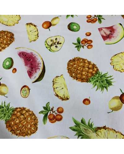 Tessuto Cotone Drill Frutta...