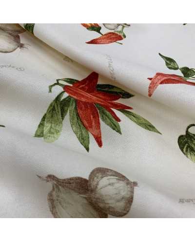 Tessuto Panama Aglio E...