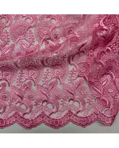 Tessuto Tulle Ricamato...