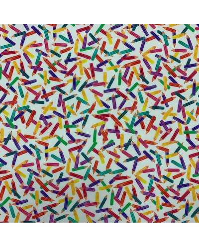 Tessuto Cotone Matite...
