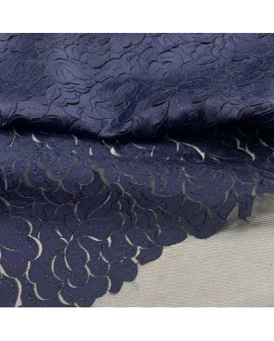 Tessuto Petaloso Blu 50 Cm