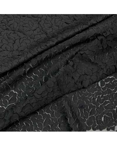 Tessuto Petaloso Nero 50 Cm