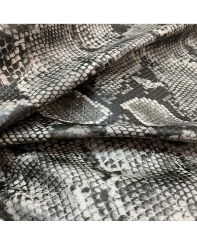 Tessuto Ecopelle Pitonata...