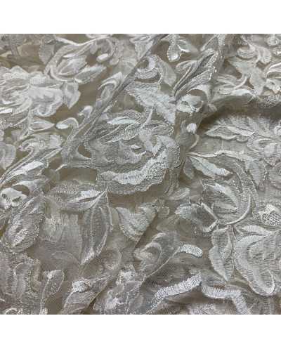 Tessuto Tulle Ricamato...