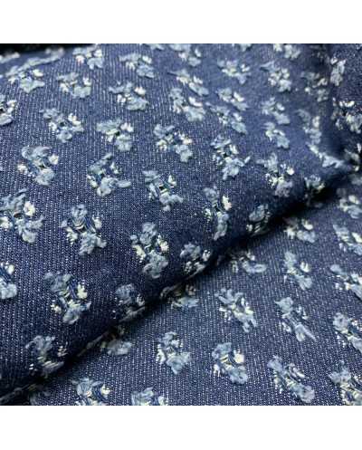 Tessuto Cotone Jeans Laser...