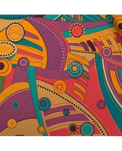 Tessuto Canvas Astratto...