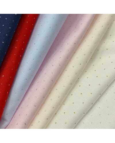 Tessuto Millerighe Glitter...