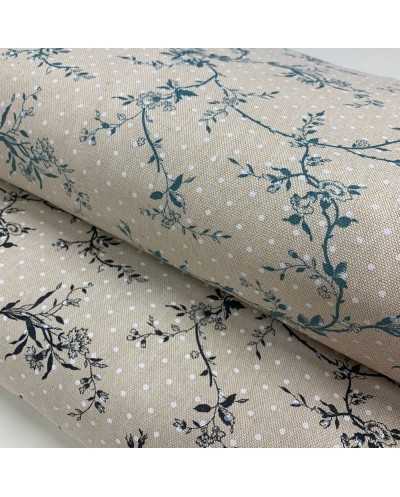 Tessuto Panama Shabby Rami...