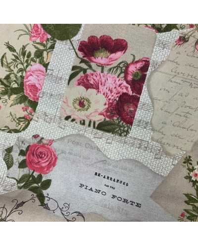 Tessuto Panama Shabby...