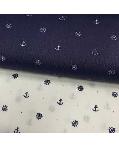 Tessuto Cotone Mini Ancora...