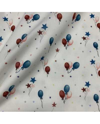 Tessuto Cotone Palloncini...