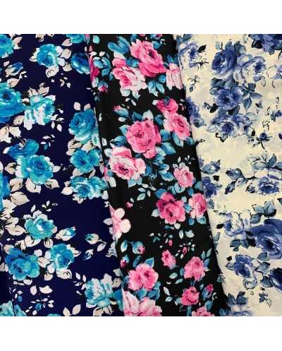 Tessuto Crepe Rose 50 Cm