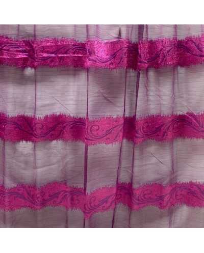 Tessuto Tenda Organza Barrè...