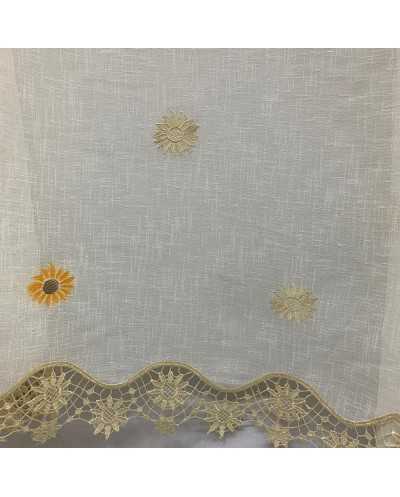 Tessuto Tenda Ricamata...