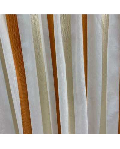 Tessuto Tenda Righe Beige...