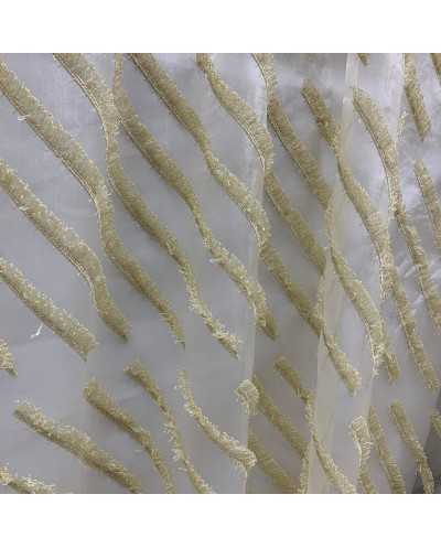 Tessuto Tenda Frange Oro 50 Cm