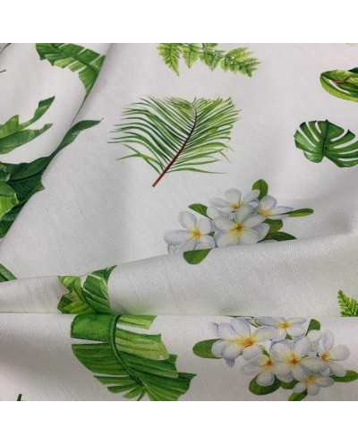 Tessuto Panama Foliage 50 Cm