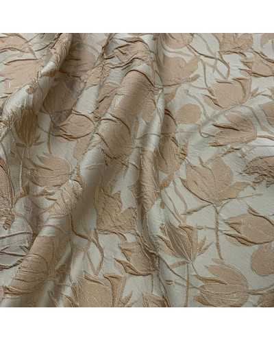 Tessuto Broccato Foglie...