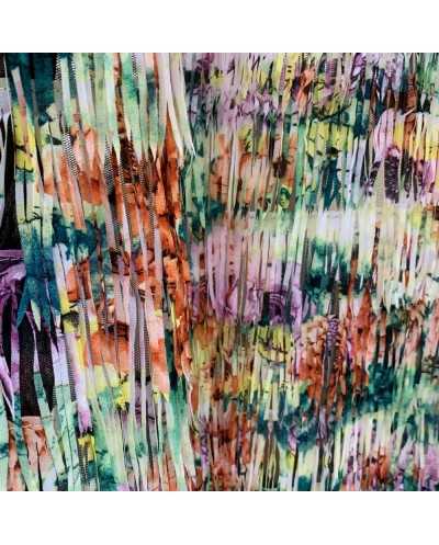 Tessuto Tulle Frange...