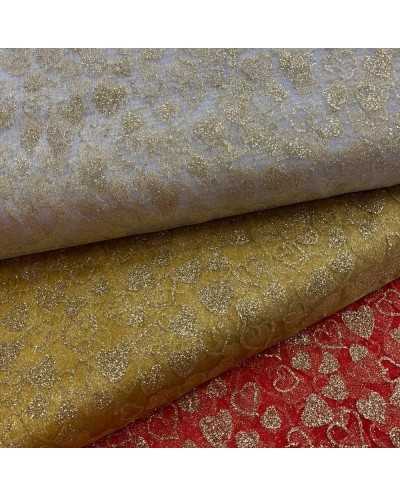 Tessuto Organza Cuoricini...