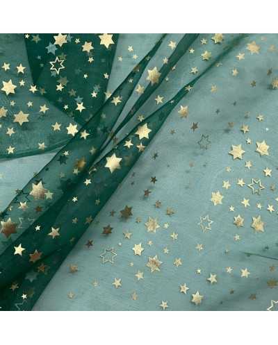 Tessuto Organza Verde...