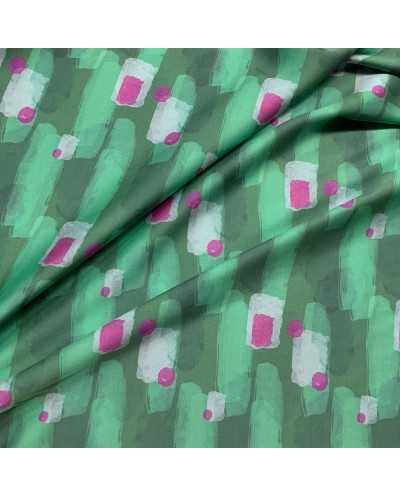 Tessuto Satin Aloe 50 Cm