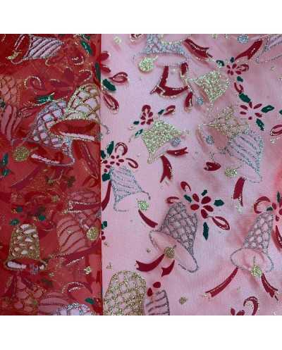 Tessuto Organza Natale...