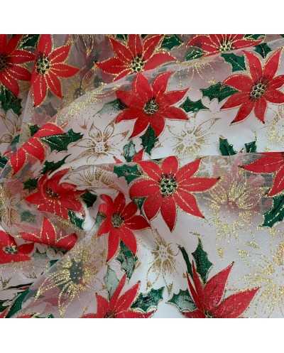 Tessuto Organza Stella Di...