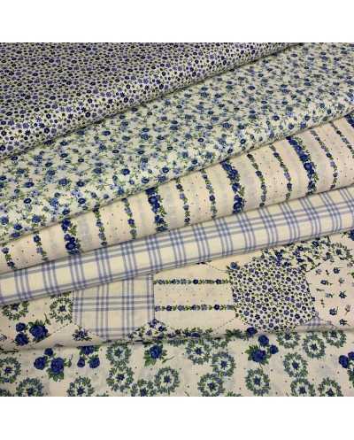 Tessuto Cotone Patchwork...