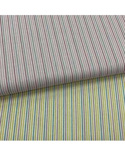Tessuto Cotone Righe...