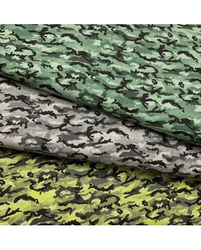 Tessuto Cotone Mimetico...