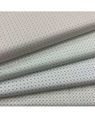 Tessuto Cotone Micro Cuori...