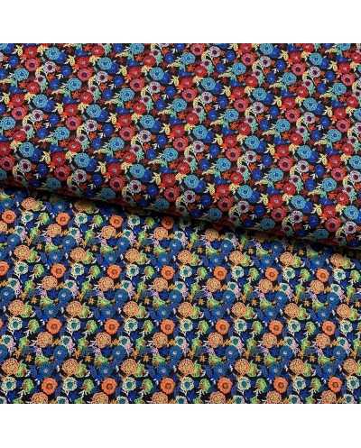 Tessuto Popeline Elastico...