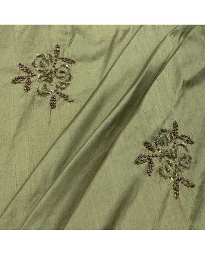 Tessuto Shantung Verde...